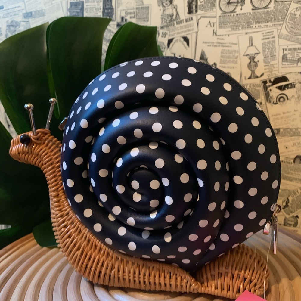 Enchanted Forest Wicker Scarlet Snail Kate Spade - Picture 3 of 15